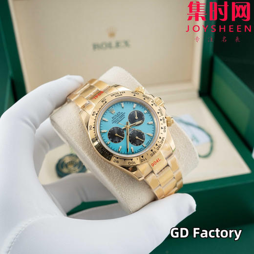 亲民版 劳力士宇宙计型 包边陶瓷圈 新款迪通拿系列 蒂芙尼蓝 男士腕表 商品图4