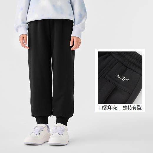 巴拉巴拉童装儿童裤子女童长裤秋冬装束脚裤洋气百搭休闲印花时尚 商品图3