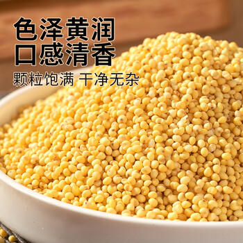 吾谷为伴有机大黄米2斤 黍米 黄黏米 粗粮杂粮 大米伴侣 粥米搭档 罐装 /粮油调味 /杂粮 /谷米类 商品图3