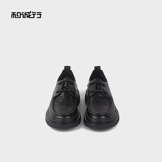 和诚行2025秋季新款厚底增高男式休闲百搭商务皮鞋0930257 商品图2