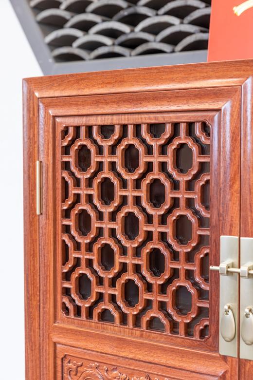 红桥红  家具严选  缅甸花梨（大果紫檀）【106 佳士得清风明韵 方角柜】 商品图2