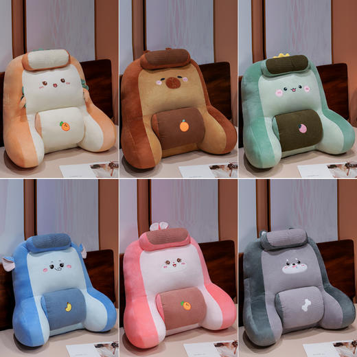 自然醒卡通护颈垫多功能腰靠枕QYL 商品图4