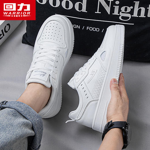 「五款配色！回力男鞋」国货男鞋小白鞋男春秋季新款潮搭休闲运动鞋子男士秋冬板鞋 商品图1
