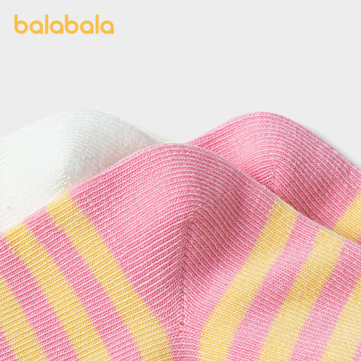 巴拉巴拉儿童袜子秋冬女童棉袜宝宝萌趣中筒袜两双装 商品图2