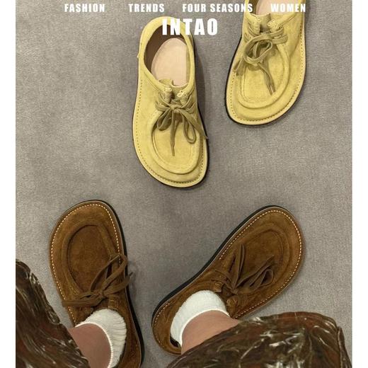 Loe&we 时尚复古系带休闲袋鼠鞋 商品图11