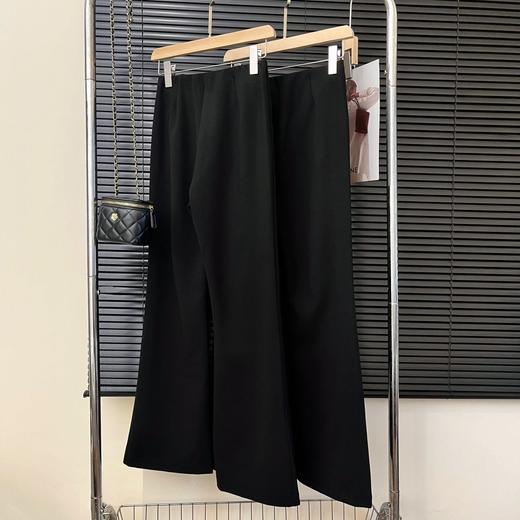 cosA cosB春夏四面弹显瘦显高垂坠感松紧腰微喇阔腿裤2104 商品图0