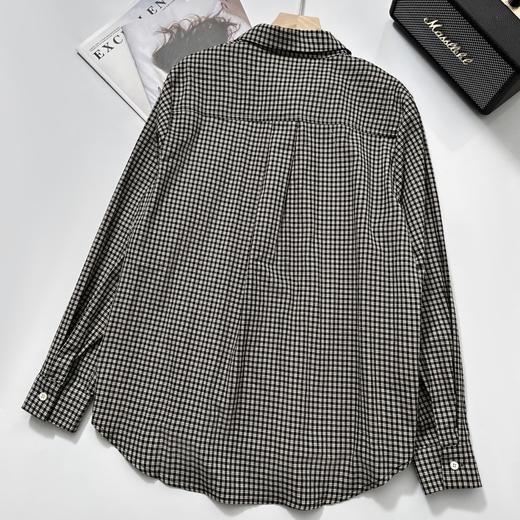 isabelle marran之禾同款秋季简约格纹衬衫JS3692865 商品图6