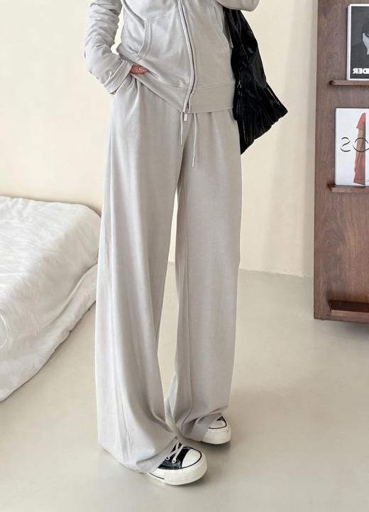 Athflow风连帽外套+阔腿裤针织套装 商品图10