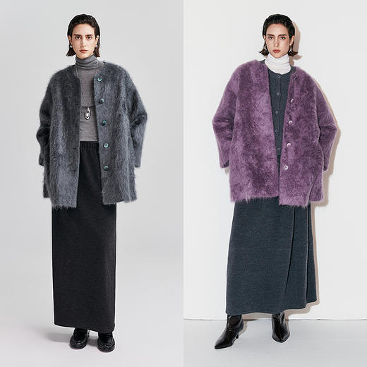 棉仓367666014-重磅全羊绒气场大衣 商品图4