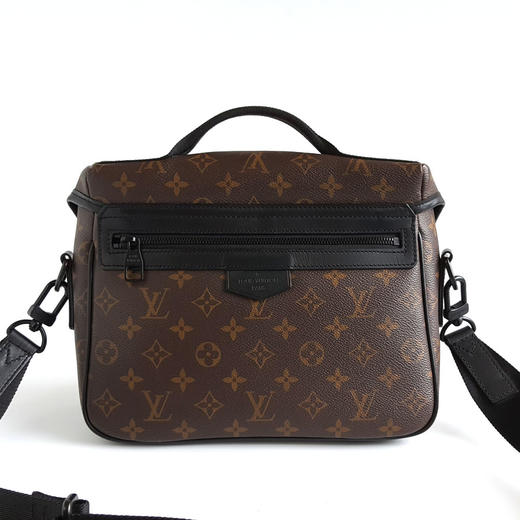 【95新】LV路易威登M46972老花拼黑色TRAIL邮差包单肩斜挎包中性款 120925NJT23 现售价：14500 商品图4