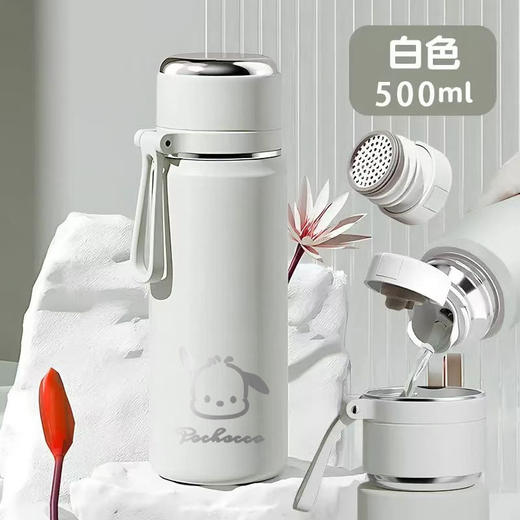 【第二天还烫嘴】高颜值保温杯 ，316不锈钢保温杯🔥茶水分离设计，绿色粉色随心选，500ml便携大容量，学生&办公族的贴心好物！ 商品图5