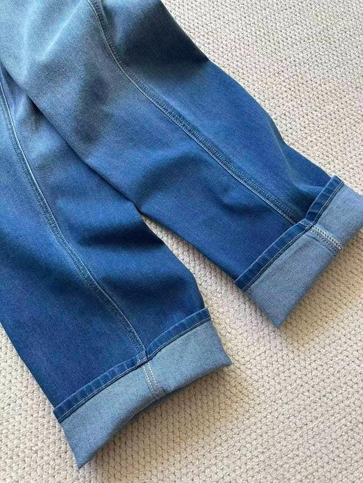 纯原订单，小仙女们不要错过！ 【土壤牛仔】ICICLE之禾女装2025夏季棉弹牛仔渐变直筒牛仔裤 线上2400+ 商品图7