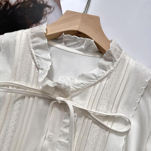 CE家isabelle marran伊莎贝尔法式重工别致花边系带衬衫JS3693012 商品图2