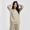 【2025秋冬新品】全棉亲肤・圆领家居服套装 条纹印花软糯套头上衣长裤套装睡衣 商品缩略图1