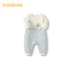 巴拉巴拉童装新生儿连体衣婴儿衣服冬季宝宝哈衣爬服可爱萌趣舒适 商品缩略图1