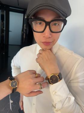 摩&陀博物馆系列石英情侣表