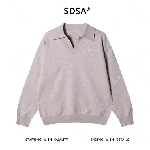 M3322SDSA男士秋冬新款痞帅男装潮牌纯色海鸥领针织衫百搭时尚套头毛衣 商品图1