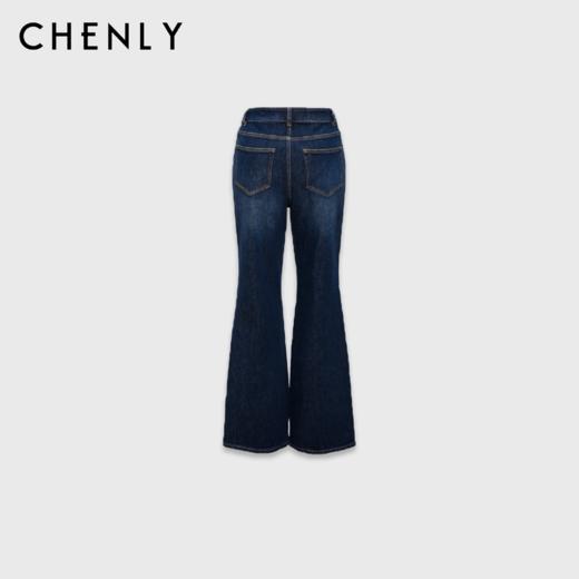 尘衣｜25F/W 高腰复古显瘦显腿长喇叭牛仔裤 商品图3