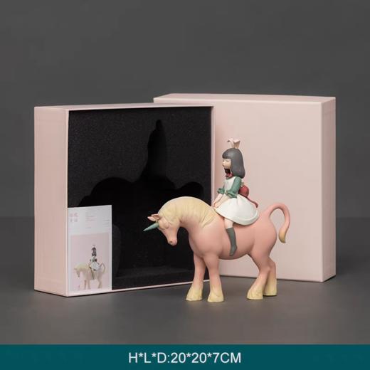 【白夜童话系列】--夜行独角兽--艺术家贾晓鸥雕塑作品 商品图2