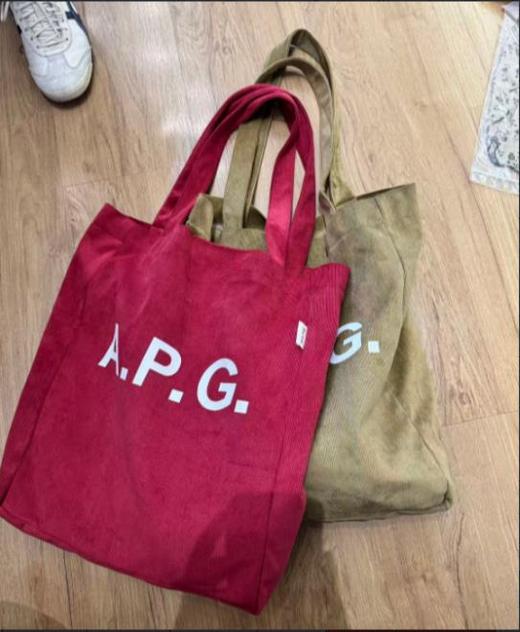 【门店同款】ENJOY常卖字母印花灯心绒布包 166395233 商品图0