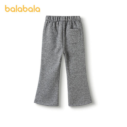巴拉巴拉童装女童加绒裤子2025秋冬装新款儿童喇叭裤 商品图2