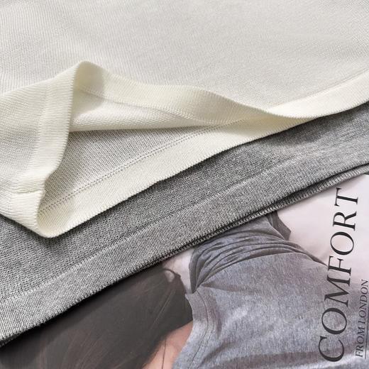 isabelle marran伊莎贝尔早秋老钱风天丝亚麻polo领衫JS3699015 商品图9