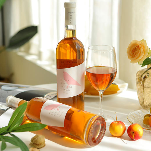 【慕拉】玫瑰冰酒750毫升单支装 贵腐甜白雷司令葡萄酒红酒甜酒果酒红 酒 商品图0