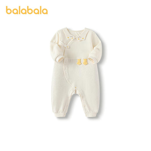 巴拉巴拉童装新生儿连体衣婴儿衣服冬季宝宝哈衣爬服可爱萌趣舒适 商品图4