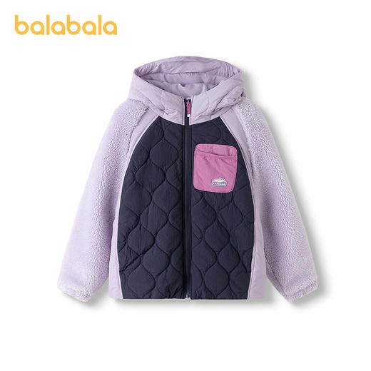 巴拉巴拉女童棉服儿童大童外套新款童装2025秋冬保暖 商品图0