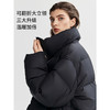 棉仓366615012-可翻折立领中长款羽绒服 商品缩略图3