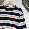 miu系isabelle marran伊莎贝尔美学秋季复古宽松条纹圆领长袖t恤JS3693003 商品缩略图4