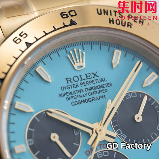 亲民版 劳力士宇宙计型 包边陶瓷圈 新款迪通拿系列 蒂芙尼蓝 男士腕表 商品图5