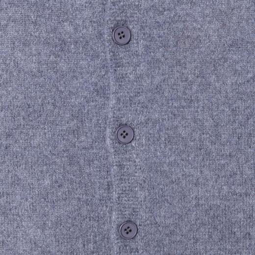 28868SDSA男士秋冬新款痞帅男装潮牌纯色纽扣开衫针织衫百搭圆领毛衣 商品图2