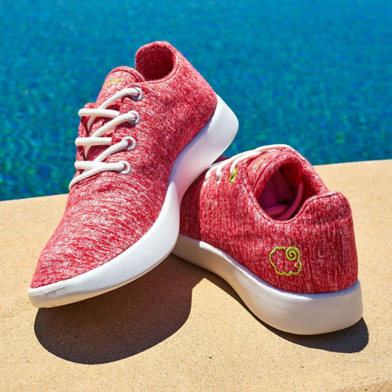 羊毛福利,美丽奴羊毛轻量化运动休闲鞋,脚宽胖可拍大一码