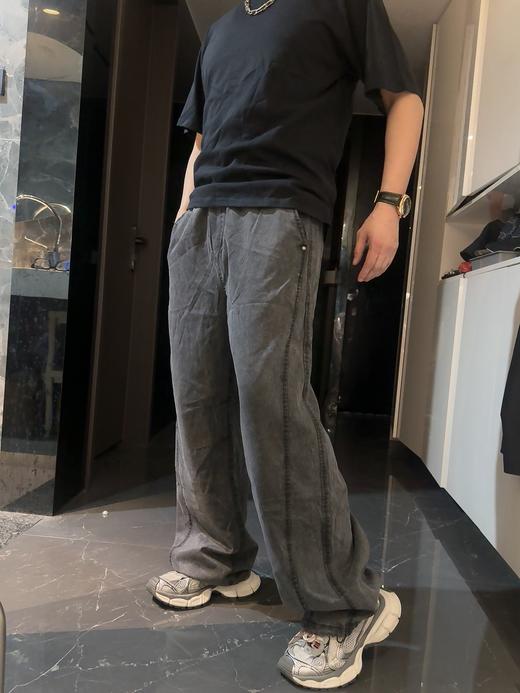 纯原单情侣款 超轻舒适洗水阔腿牛仔裤 商品图3