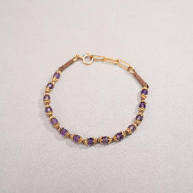 北京仓｜Tityaravy-Kamilah-紫水晶 串珠 手链［法国设计师］