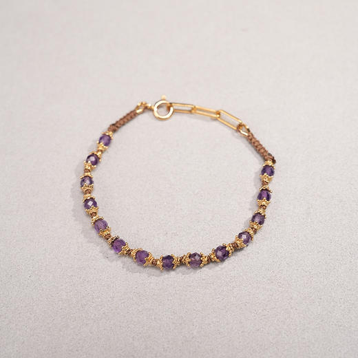 北京仓｜Tityaravy-Kamilah-紫水晶 串珠 手链［法国设计师］ 商品图0