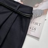 isabelle marran伊莎贝尔高腰显瘦设计感配腰带九分裙裤JS3692888 商品缩略图2