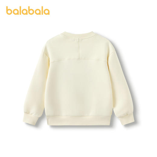 【premium】巴拉巴拉高端线冬季圆领卫衣落肩立体刺绣百搭上衣女 商品图2