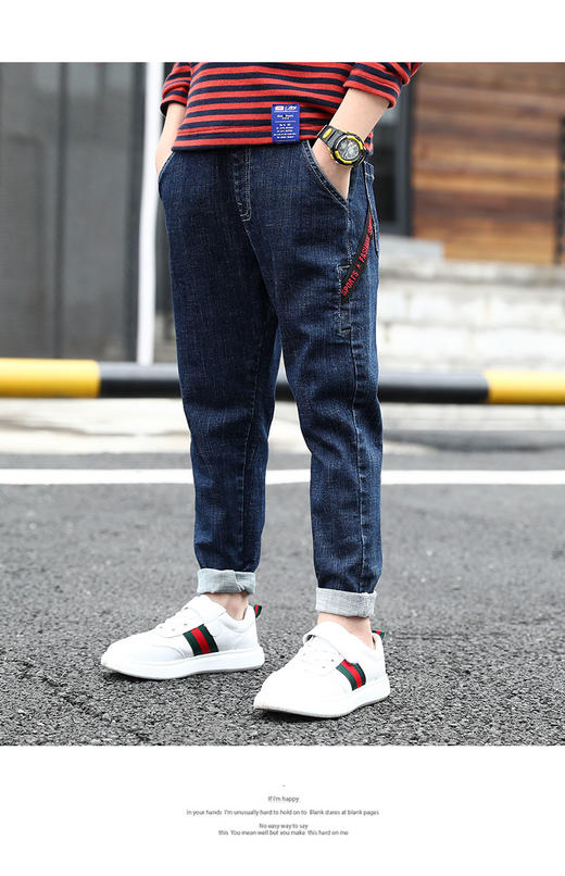 💥早秋❗嘿～又到了穿牛仔裤的季节了，【西蒙日记男童潮流牛仔裤合集】🔥衣橱里不能没有牛仔裤😎开学季宝妈必入！✨潮娃出街必备！时尚又可爱，回头率爆表！   商品图4