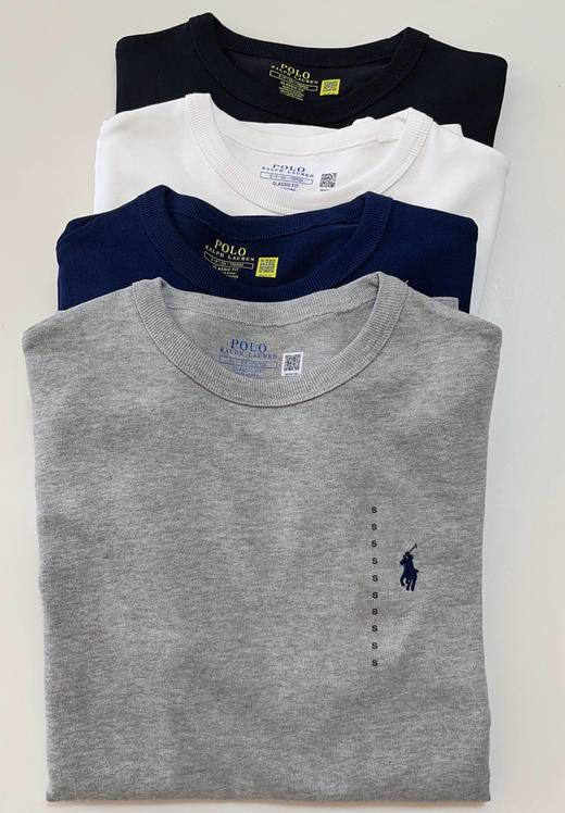 31-2开门红 秒杀亏清‼️渠道小马刺绣 重磅棉柔耐洗涮 男士平纹针织长袖 似卫衣似T恤 内搭外穿 商品图9