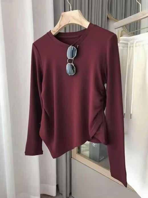 【2025王炸爆款】超好穿！！不规则抽褶ins风06666-喜出 商品图5