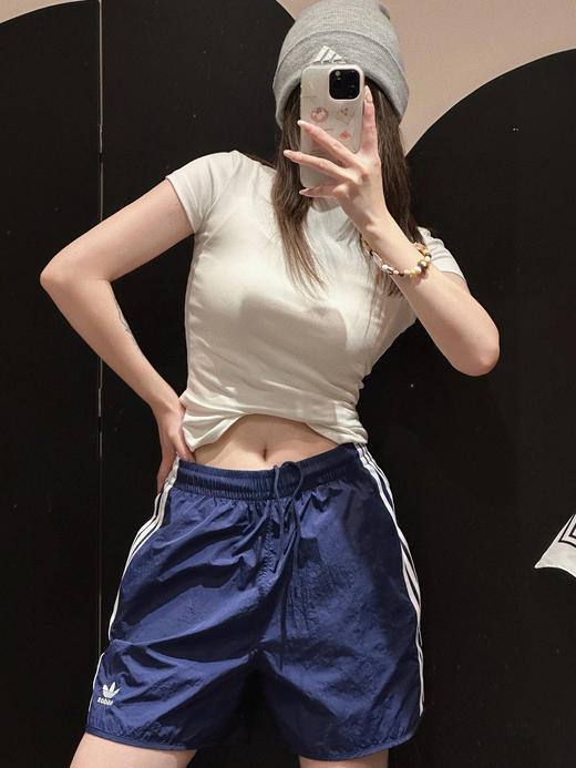 三条杠情侣梭织短裤 商品图3