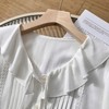 cosAcosB韩系浪漫荷叶边领设计感气质衬衫3006 商品缩略图1