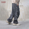 BJHG不计后果废土风工装牛仔裤子男款秋季潮牌美式高街宽松直筒裤 商品缩略图1