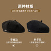 一秒戴出型【赵露思同款！简约百搭】帽围可调节，隐藏式调节绳，贝雷帽显脸小春秋韩版网红八角画家帽子女日系复古百搭前进帽。rb 商品缩略图3