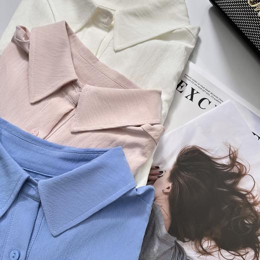 isabelle marran伊莎贝尔秋季设计感不规则口袋垂感长袖衬衫JS3692822 商品图5