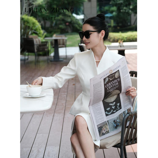 定制—新中式—繁花盛绽 —遇见挚爱气质外套半身裙 23050242303035 商品图0