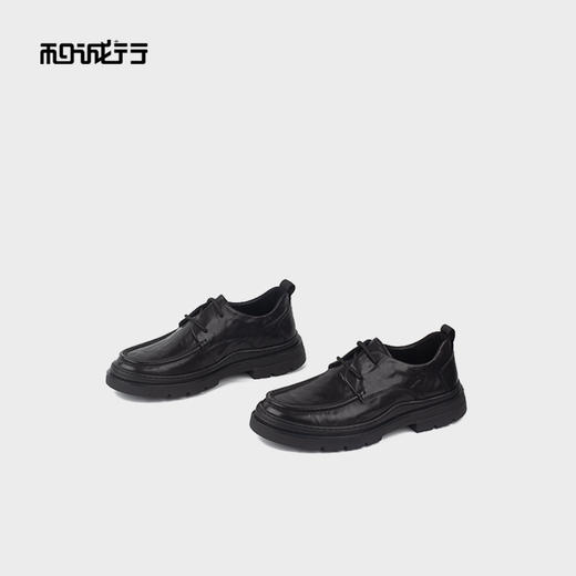 和诚行2025秋季新款厚底增高男式休闲百搭商务皮鞋0930257 商品图3