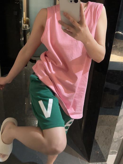 B.V字母休闲宽松短裤(波哥穿XL,蕾姐XL宽松) 商品图9